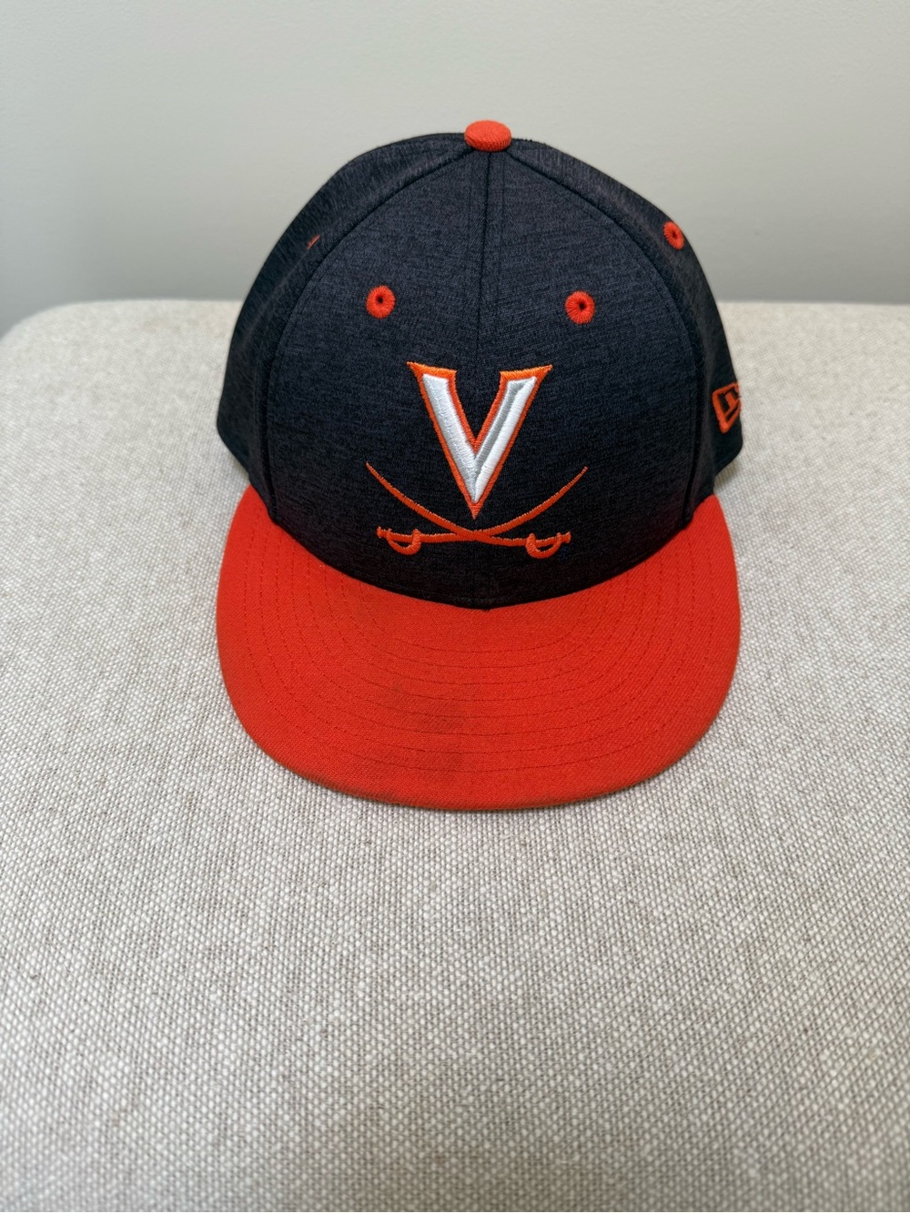New Era Virginia Cavaliers Black and Orange Fitted Hat